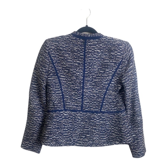 Lafayette 148 Blue Tweed Work Career 2 Piece Skirt Set Size 2 and 6  READ. - Picture 3 of 13